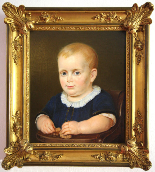 Bildnachweis: „Adeline Jaeger geb. Heuser: Kinderportrait von Friedrich Carl Emil Wittichen, 1870" (Foto: Museum und Forum Schloss Homburg).  