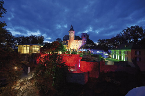 Abendstimmung auf Schloss Homburg. (Foto: Philipp Ising)