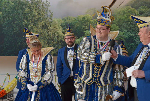 Prinz René I. und Prinzessin Tanja führen die Narrenzunft Neye an. (Foto: OBK)