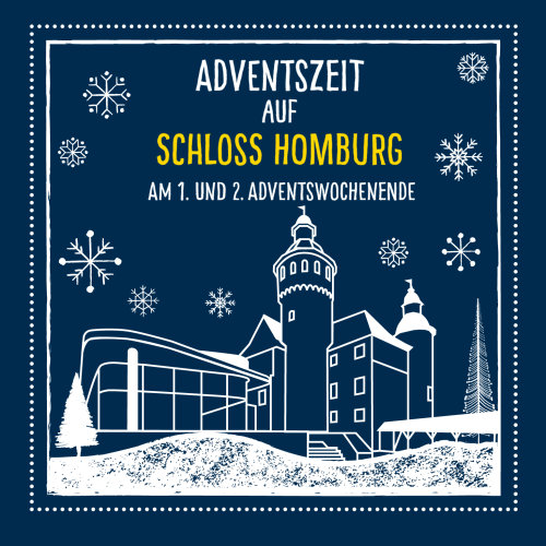 Adventszeit auf Schloss Homburg.(Grafik: Museum und Forum Schloss Homburg)