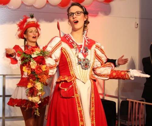 Prinzessin Kristin, KG Rot-Weiß Lindlar war gut bei Stimme. (Foto: OBK)