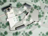 Aufsicht Architekturmodell, 2006; (c) Van den Valentyn Architektur