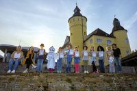 Die Jury für das Schlossgespenster-Casting präsentiert die Ergebnisse © OBK