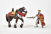Spielfiguren Ritter und Pferd