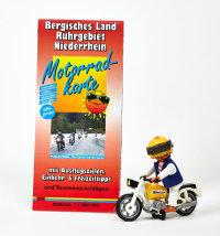 Motorradkarte Bergisches Land, Ruhrgebiet, Niederrhein